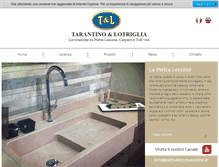 Tablet Screenshot of pietralecceseonline.it